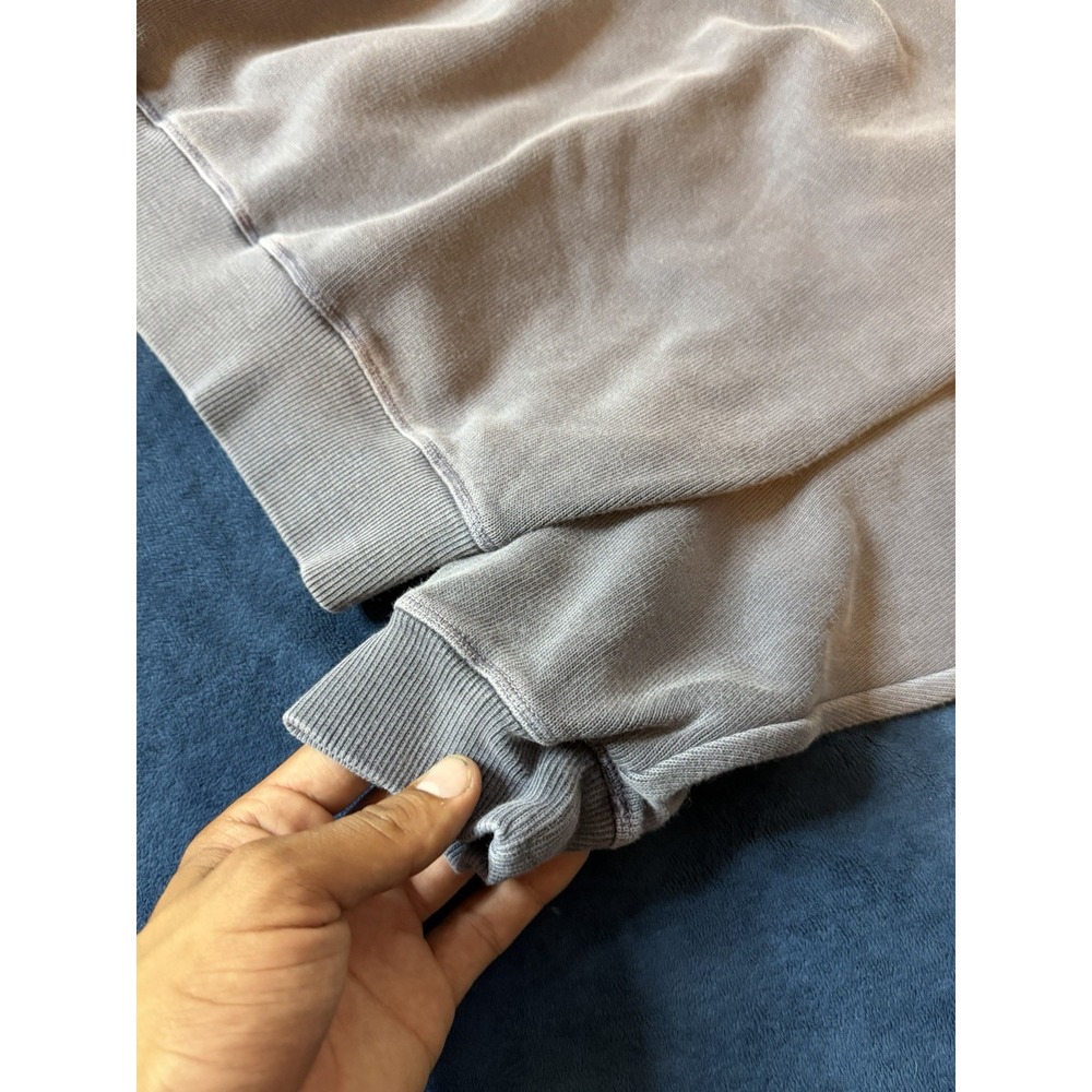 Tommy Bahama 1/4 Zip Embroidered Pullover Sweater Thermalweave Blue Mens L - Picture 4 of 9